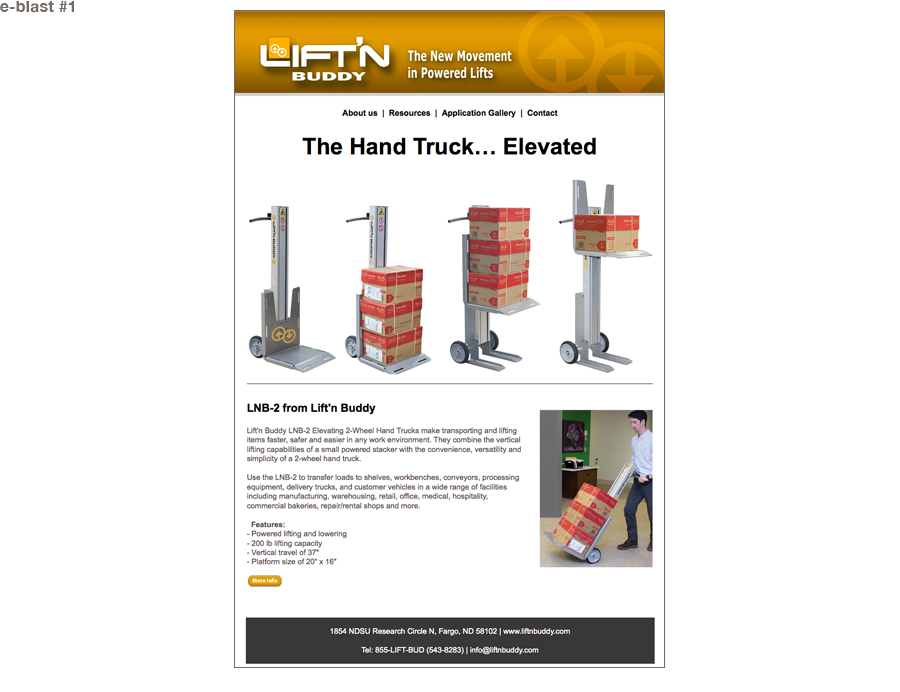 Lift'n Buddy e-blast