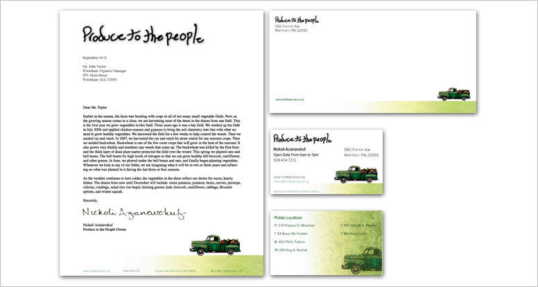 Produce To The People Business Identity